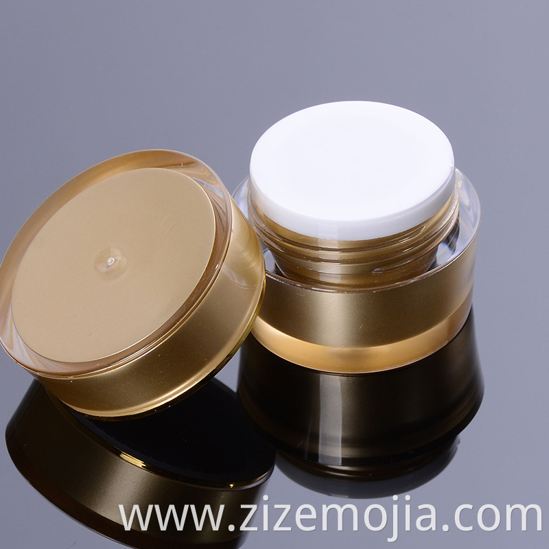 Luxury skin care cosmetic eye cream double wall jar